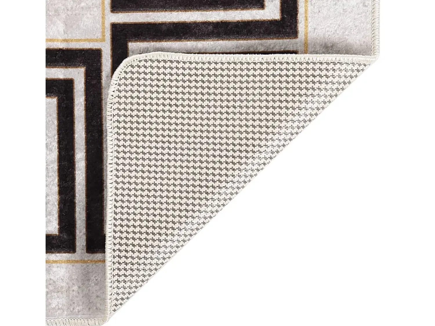 Alfombra De Salón^Alfombra lavable antideslizante claro 190x300 cm ES36481 Beige