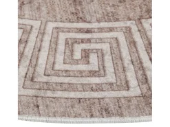 Clearance Clicnbuy Alfombra lavable antideslizante f120 cm Beige