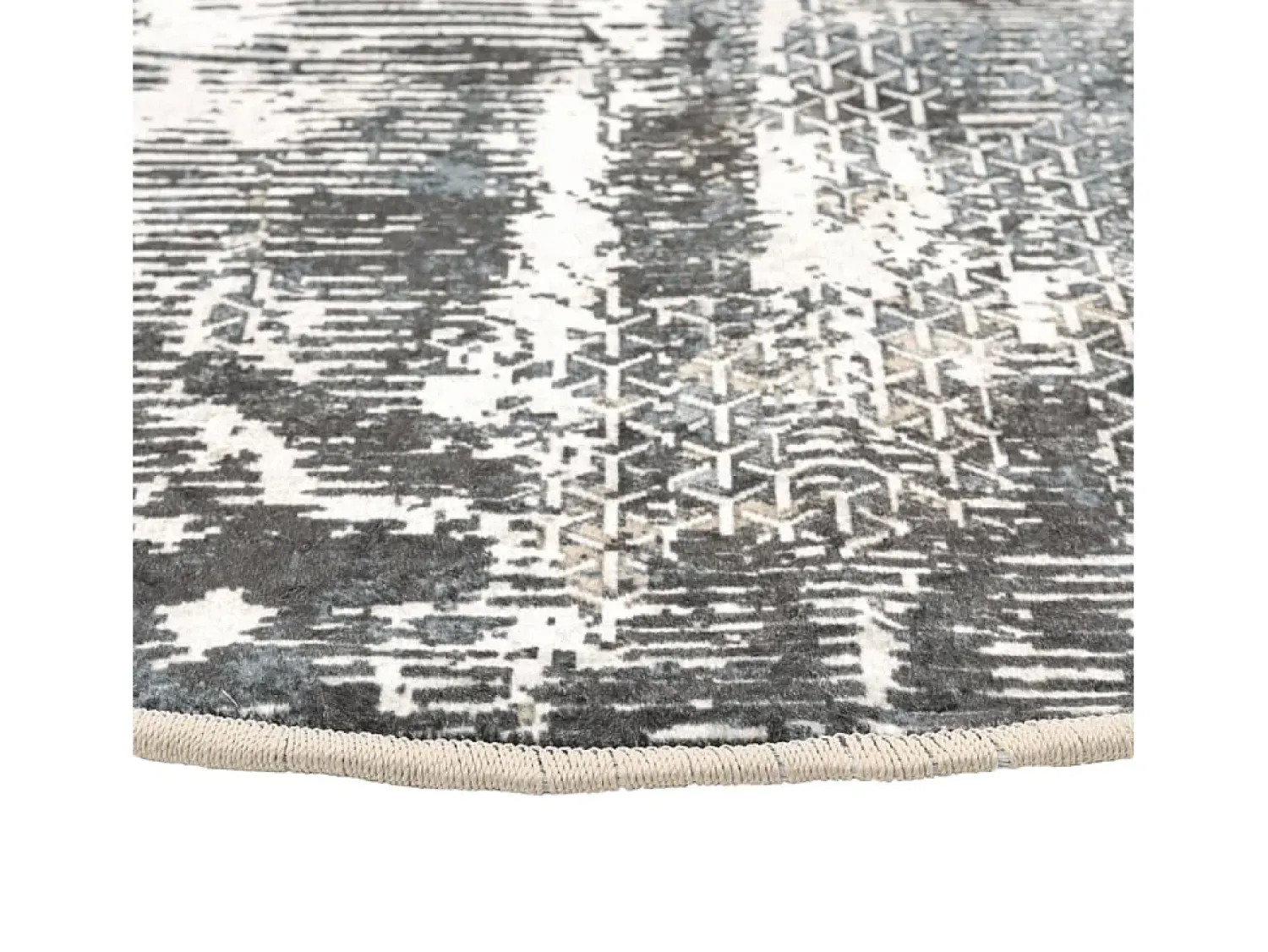 Clearance Alfombra lavable antideslizante Ø 120 cm ES80497 Multicolor