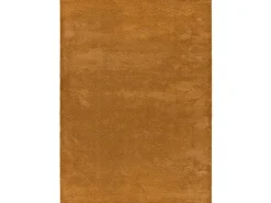 Alfombra lavable antideslizante - liso - cobre - 140 x 200 cm - LOFT