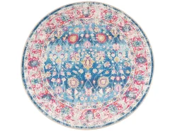 Clearance Alfombra lavable antideslizante Ø 120 cm ES14141 Multicolor