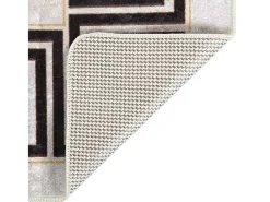 Hot Alfombra lavable antideslizante 80x150 cm claro Beige
