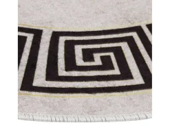 Sale Alfombra lavable antideslizante claro φ120 cm ES26940 Beige