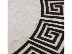 Sale Alfombra lavable antideslizante claro φ120 cm ES26940 Beige