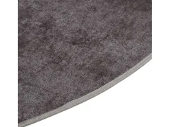 Hot Alfombra lavable antideslizante φ120 cm ES36380 Gris