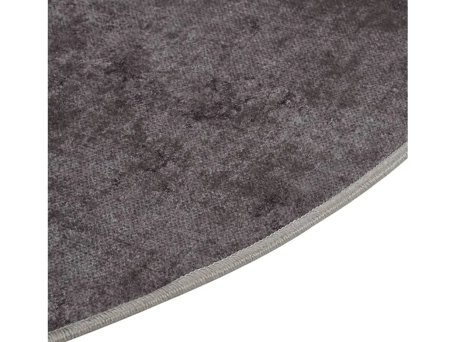 Alfombra lavable antideslizante gris f120 cm