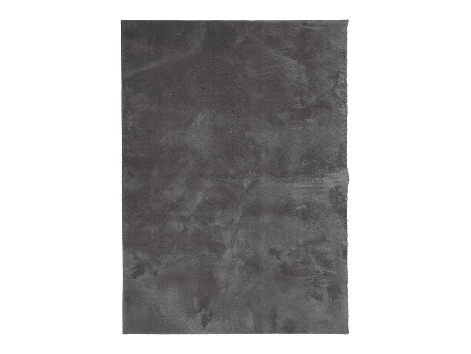 Alfombra De Cocina^Alfombra lavable de pelo corto suave HUARTE antracita 120x170 cm Gris
