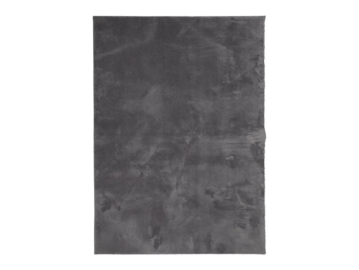 Alfombra De Cocina^Alfombra lavable de pelo corto suave HUARTE antracita 140x200 cm Gris