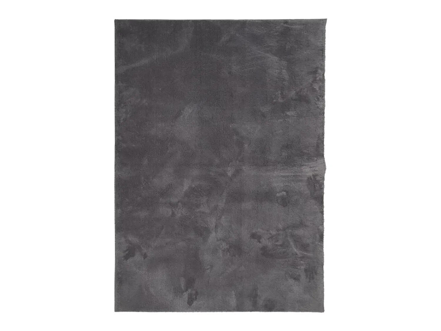 Alfombra De Cocina^Alfombra lavable de pelo corto suave HUARTE antracita 240x340 cm Gris