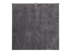Alfombra De Cocina|Alfombra Redonda^Alfombra lavable de pelo corto suave HUARTE antracita 160x160 cm Gris