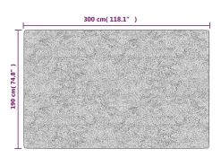 Sale Alfombra lavable patchwork antideslizante 190x300 cm ES45502 Multicolor