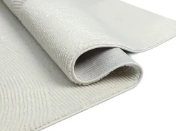 Alfombra Lima diseño salón estilo moderno arco, crema, 160 x 230 cm