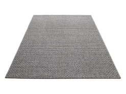 Alfombra Maldive Exterior Diseño Boho, Gris, 80 x 250 cm