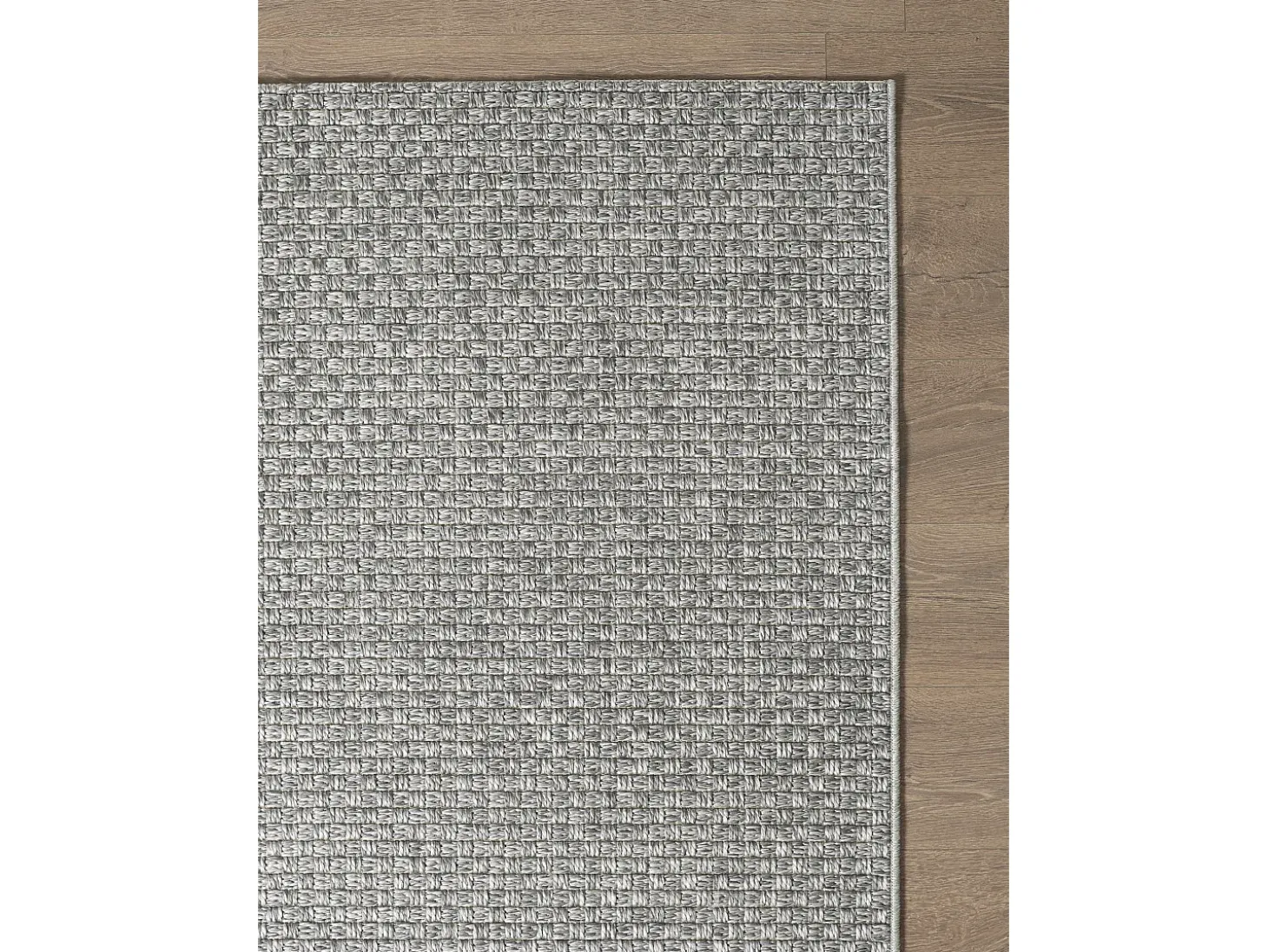 Alfombra Maldive Exterior Diseño Boho, Gris, 80 x 250 cm