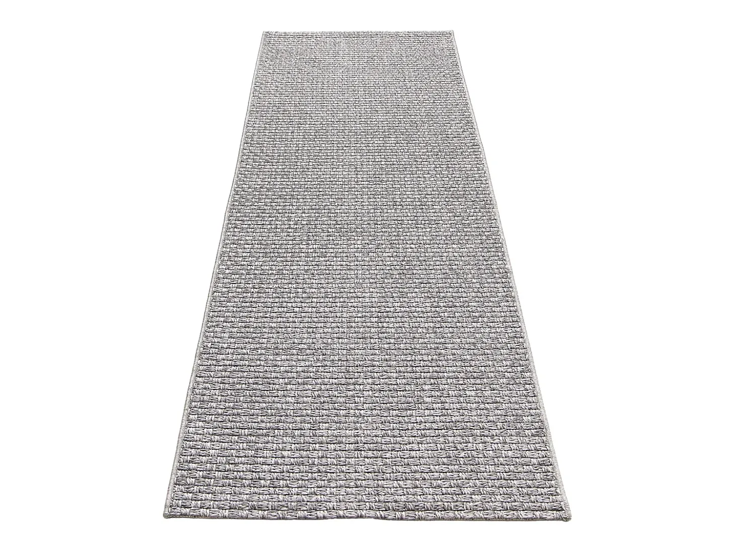 Alfombra Maldive Exterior Diseño Boho, Gris, 80 x 250 cm