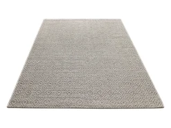 Alfombra Maldive Exterior Boho Diamante, Marrón, 140 x 200 cm