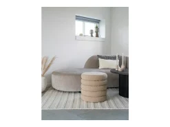 Clearance ebuy24 Alfombra marfil tejida a mano 160 x 230 cm Blanco