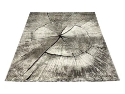 the carpet Alfombra De Salón^Alfombra Marla Diseño Moderno Árbol, Natural, 80x150 cm Color natural oscuro