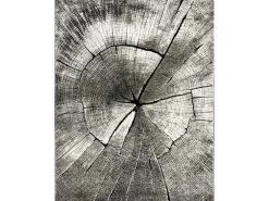 Alfombra Marla Diseño Moderno Árbol, Natural, 120x170 cm