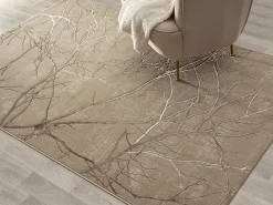 the carpet Alfombra De Salón^Alfombra Mila Brillante Naturaleza, , 200 x 290 cm Beige