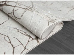 the carpet Alfombra De Salón^Alfombra Mila Brillante Naturaleza, Creme, 140 x 200 cm Crema