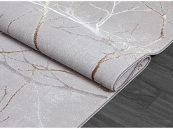 the carpet Alfombra Mila Brillante Naturaleza, , 200 x 290 cm Gris