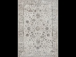 the carpet Alfombra De Salón^Alfombra Mila Shiny Classic Vintage, Creme, 120 x 170 cm Crema