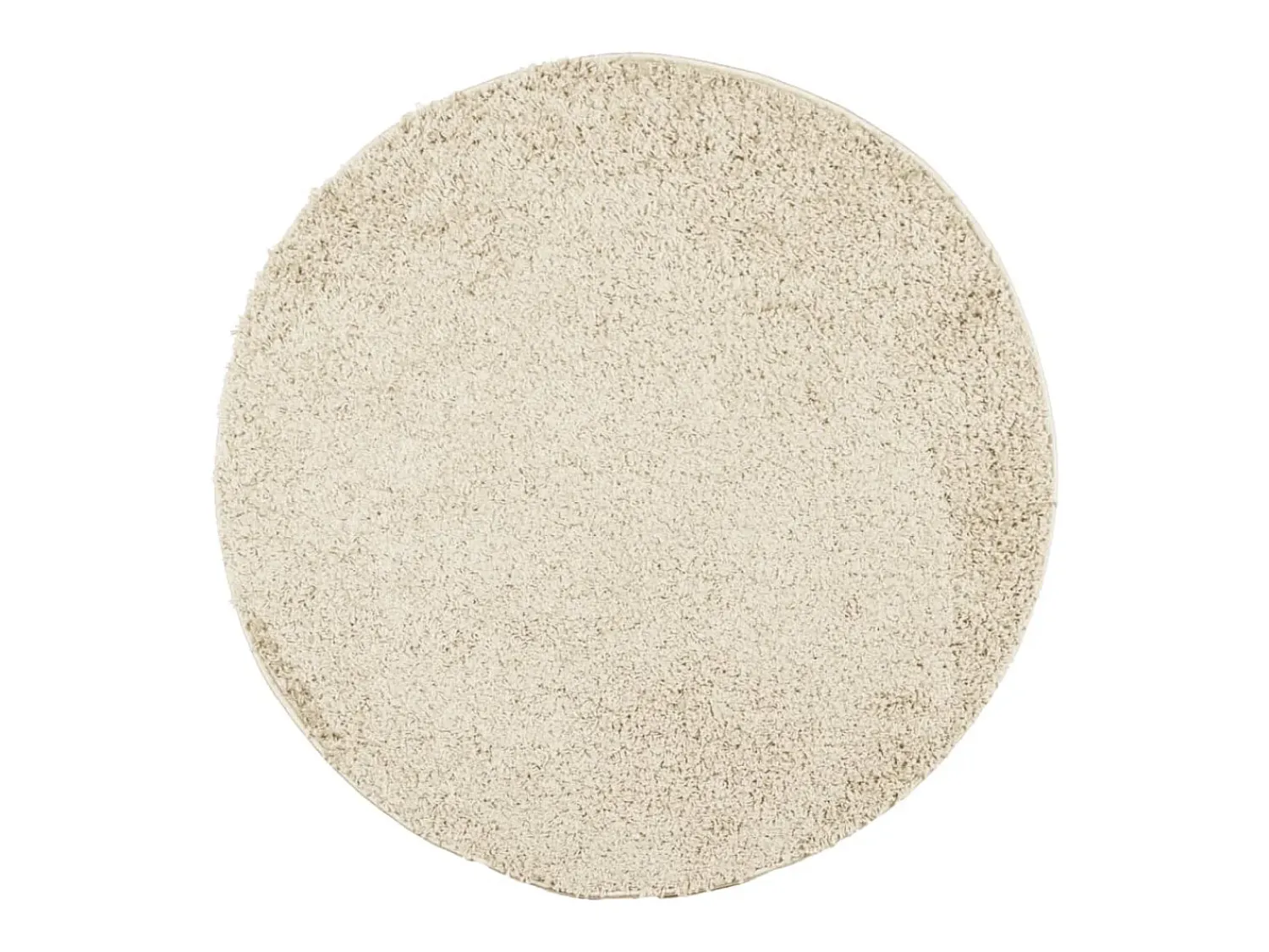 Alfombra moderna de pelo largo PAMPLONA, color , Ø 160 cm Dorado