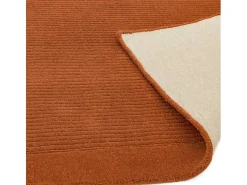 Alfombra moderna, tejida a mano 100% lana - 200x290cm - naranja - York