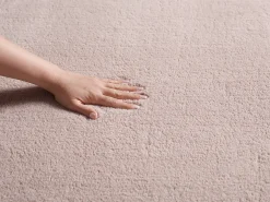 Alfombra moderno antideslizante lavable, rosa, 160 x 220 cm