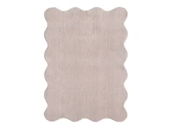 Alfombra moderno antideslizante lavable, rosa, 160 x 220 cm