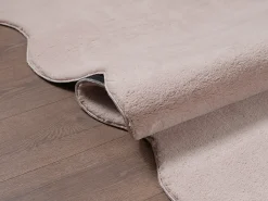 Alfombra moderno antideslizante lavable, rosa, 160 x 220 cm