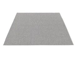 Alfombra Natal moderna uni, antimanchas, Gris, 200 x 290 cm