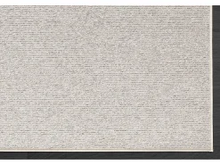 Alfombra Natal moderna uni, antimanchas, Beige, 80 cm redondo