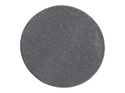 Sale the carpet Alfombra Natal moderna uni, antimanchas, Antracita, 133 cm redondo Gris antracita