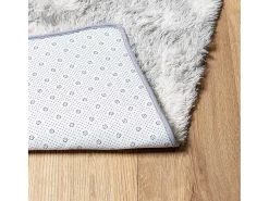 Best Alfombra NAVARRA Shaggy Plata 60x100 cm Gris