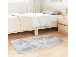 Best Alfombra NAVARRA Shaggy Plata 60x100 cm Gris