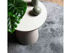 Alfombra De Cocina|Alfombra Redonda^Alfombra NAVARRA Shaggy Claro 240x240 cm Gris