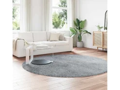 Alfombra De Cocina|Alfombra Redonda^Alfombra NAVARRA Shaggy Claro 240x240 cm Gris