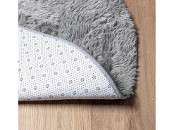 Alfombra De Cocina|Alfombra Redonda^Alfombra NAVARRA Shaggy Claro 240x240 cm Gris