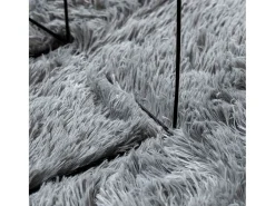 Alfombra De Cocina|Alfombra Redonda^Alfombra NAVARRA Shaggy Claro 240x240 cm Gris