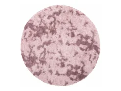 Alfombra NAVARRA Shaggy Rosa Empolvado 200x200 cm