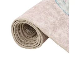 Clicnbuy Alfombra Infantil^Alfombra niños lavable antideslizante unicornio 160x230 cm Rosa