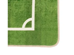 Sale Alfombra niños lavable antideslizante campo fútbol 160x230 cm ES964080 Verde