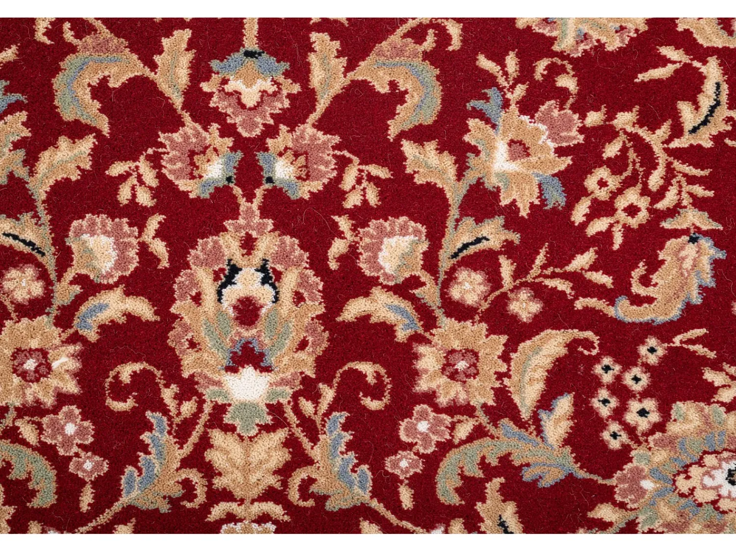 Hot Alfombra oriental tejida con ribete 133x133 cm Dolna Rojo