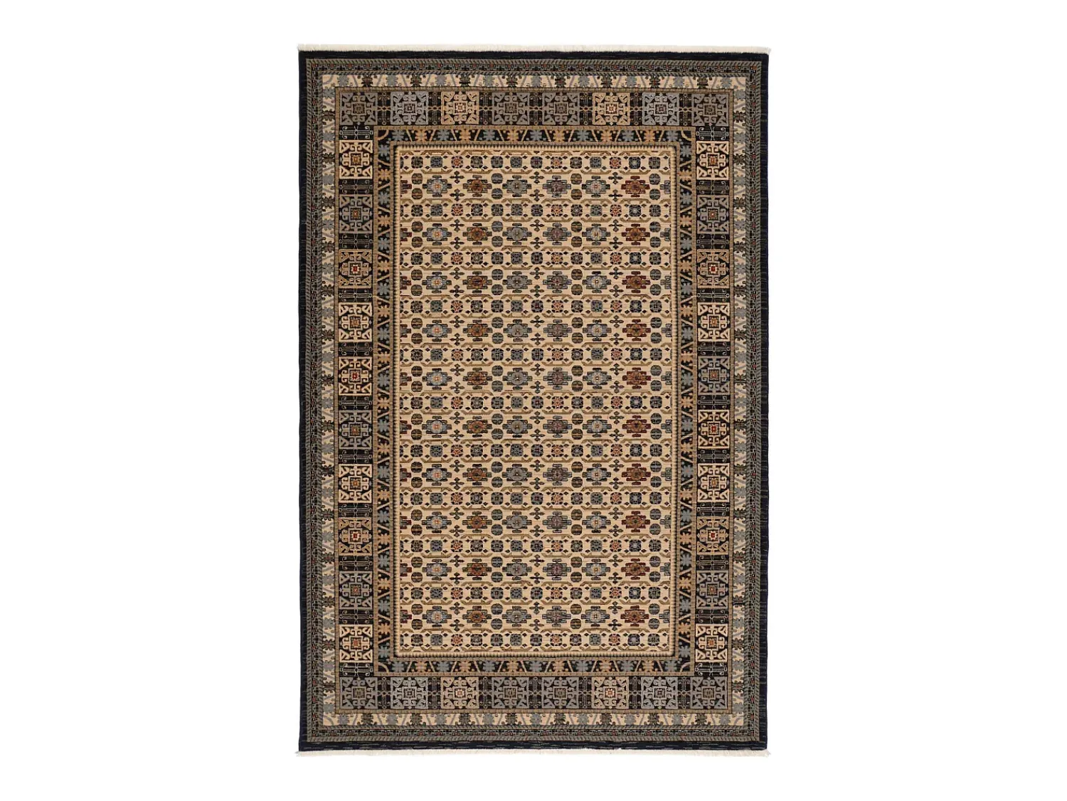 Sale Alfombra oriental tejida de lana 200x290 cm multi Saharna Azul