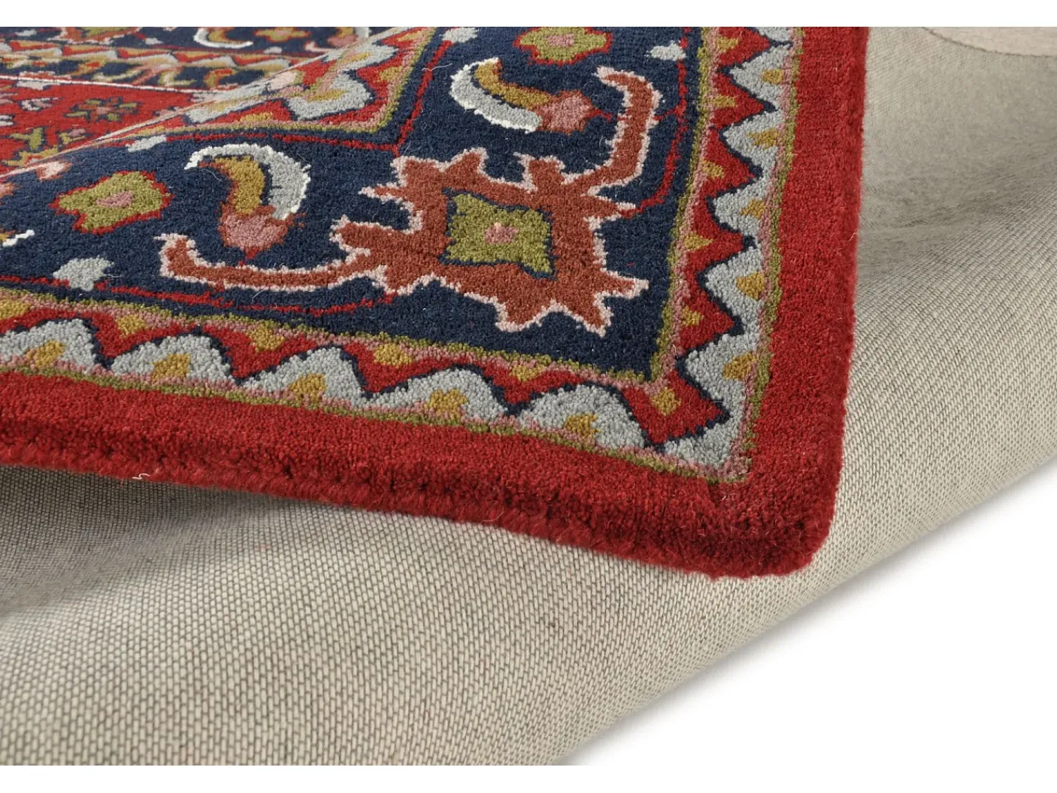 Alfombra De Salón^Alfombra oriental tejida a mano con lana 170x240 cm Royal Orient Rojo