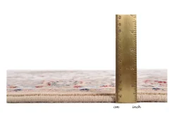 Sale Alfombra oriental tejida con ribete 240x340 cm Dolna Beige