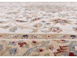 Sale Alfombra oriental tejida con ribete 240x340 cm Dolna Beige