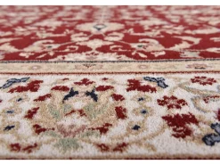 Alfombra oriental tejida con ribete 80x150 cm Rojo Dolna